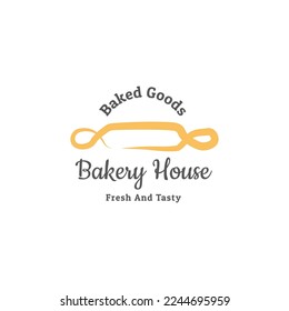 bakery vector logo design template. Vintage retro bakery logo badge or label 
