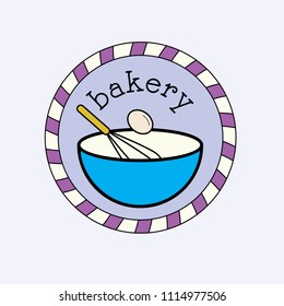 Bakery Vector Logo Flat Design
