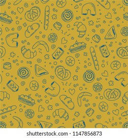 bakery vector pattern
