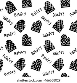 Bakery. Vector seamless pattern