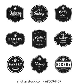 Bakery Vintage Badge And Labels