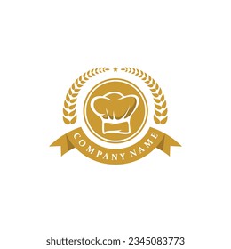 Vintage-Logo-Design-Vektorvorlage für Bäckereien