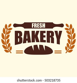 BAKERY VINTAGE LOGO OLD TEMPLATE