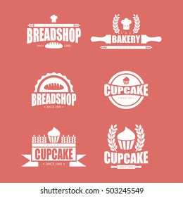 BAKERY VINTAGE LOGO TEMPLATE SET