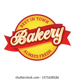 Bakery vintage sign label retro
