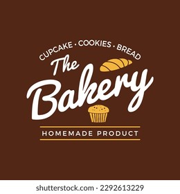 the bakery vintage vector logo