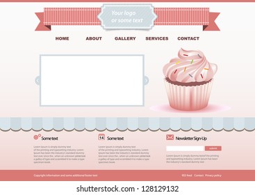 Bakery website template