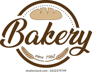 bakery, wheat, grain, pastry - logo, company, branding
