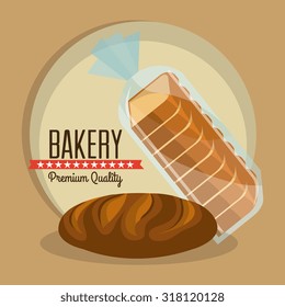 Bakery,desserts and milk bar design, vector illustration
