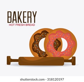Bakery,desserts and milk bar design, vector illustration