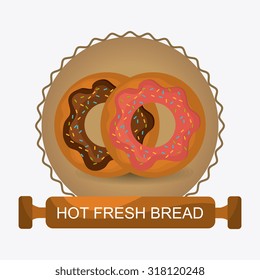 Bakery,desserts and milk bar design, vector illustration