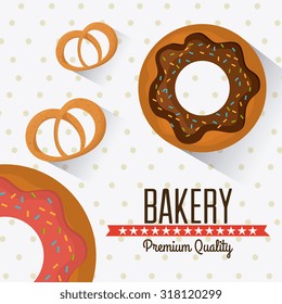 Bakery,desserts and milk bar design, vector illustration