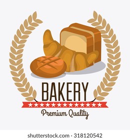 Bakery,desserts and milk bar design, vector illustration