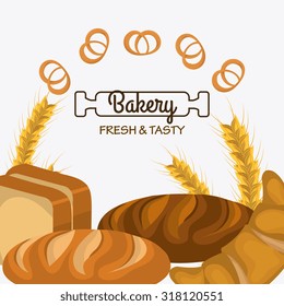 Bakery,desserts and milk bar design, vector illustration