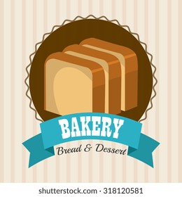 Bakery,desserts and milk bar design, vector illustration