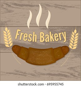 Bakeshop pretzel illustration