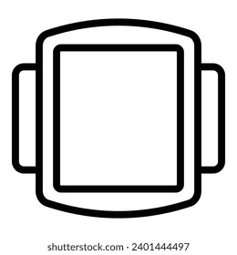 Bakeware icon outline vector. Baking cupcake equipment. Baking kitchen equipment