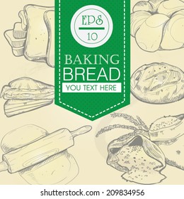 Baking Bread Frame design.