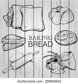 Baking Bread Frame design.