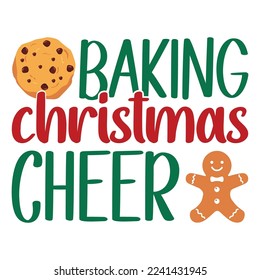 Baking Christmas Cheer Tree Winter Forest Leopard Tree Vector Holiday Card Porch Sign