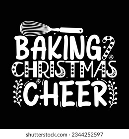 Baking christmas cheer, Vector file