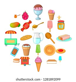 Baking from cook icons set. Cartoon set of 25 baking from cook vector icons for web isolated on white background