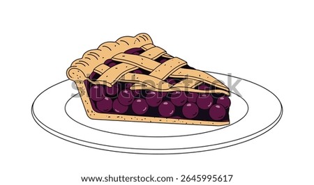 Baking a Delicious and Perfect Blueberry Pie Dessert Recipe