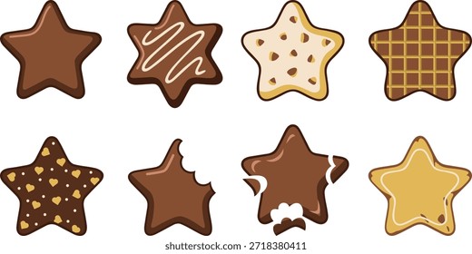 Baking delight creative star-shaped cookies kitchen food photography cozy atmosphere close-up culinary art
