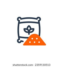 Baking Flour vector icon illustration