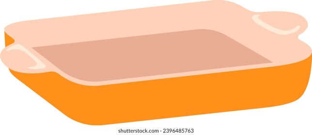 Baking Form Dishes Vector Illustration