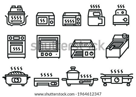 Baking ,fry and grilling appliances electronic.