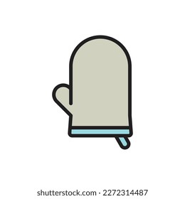 Baking Glove Icon Vector Illustration