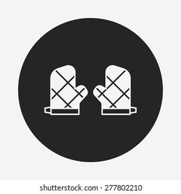 baking gloves icon
