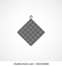 Baking Gloves Icon On White Background