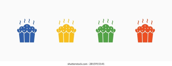 Baking Icon Set Color Multiple Style Collection Illustration