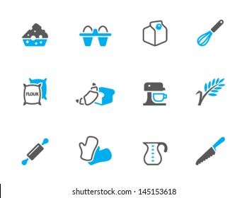 Baking icons in duo tone colors