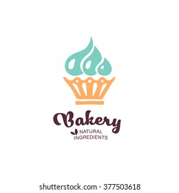 baking logo design template