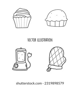 vectores de colección de esquemas de hormigón ilusatraion