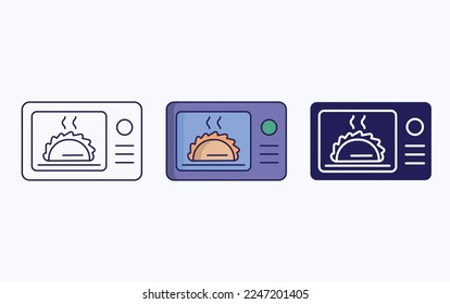Baking oven icon vector illustration