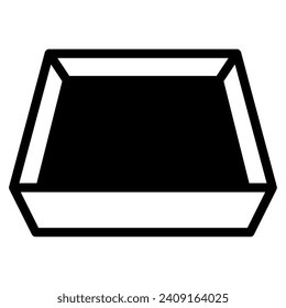 Baking Pan Icon Illustration für Web, App, Infografik usw.