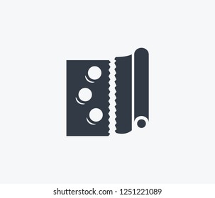 Baking paper icon isolated on clean background. Baking paper icon concept drawing icon in modern style. Vector illustration for your web mobile logo app UI design.