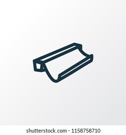 Baking paper icon line symbol. Premium quality isolated foil element in trendy style.