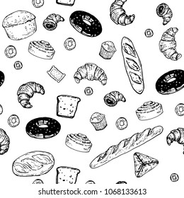 baking pattern vector