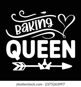 Baking queen - Apron design svg