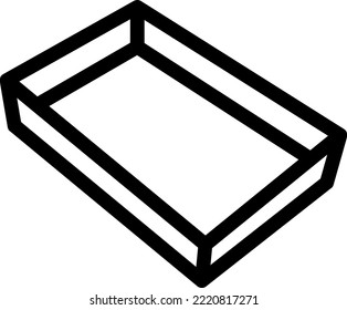 Baking sheet icon line symbol. Premium quality isolated cake tray element in trendy style..eps
