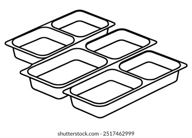 Baking Sheet Line Art Perfect for Your Kitchen Design Projects (3)