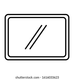 Baking Sheet Pan Icon Symbol