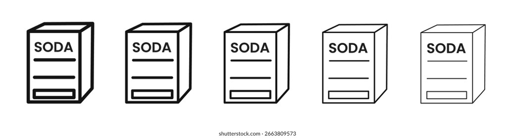 baking soda icon design, logo, app, UI. Vector illustration, EPS