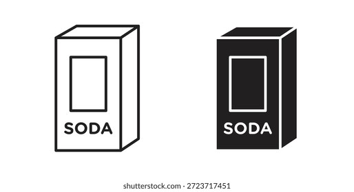 ícone de refrigerante. Símbolo, ilustração de logotipo. conjunto de ícones gráficos