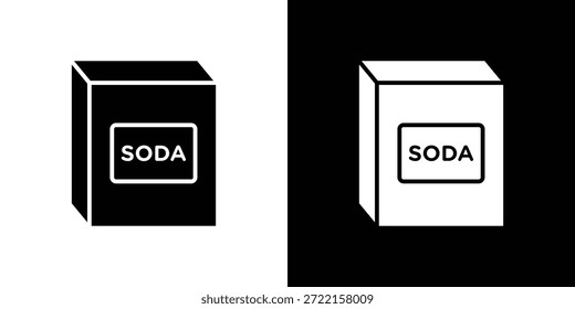 panificação ícone de refrigerante vetor ilustração - ícones de vetor de estilo preto de alta qualidade